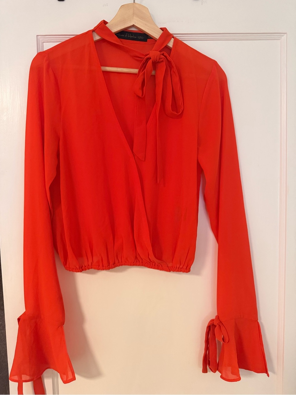 House of Harlow Orange Blouse - XS